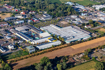 E center Stiegler im Ortsteil Ludwigshof in Speyer im Bundesland Rheinland-Pfalz, Deutschland