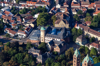 Luftbild von Historisches Museum der Pfalz in Speyer im Bundesland Rheinland-Pfalz, Deutschland