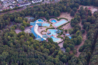 Badepark Wörth am Rhein im Bundesland Rheinland-Pfalz, Deutschland