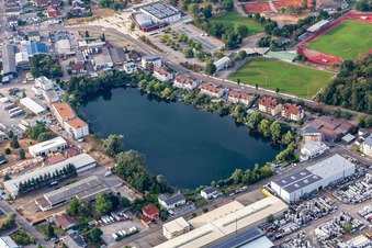 Waldsee in Forst im Bundesland Baden-Württemberg, Deutschland