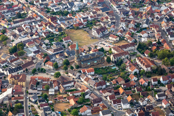 Kath. Pfarrkirche St. Barbara in Forst im Bundesland Baden-Württemberg, Deutschland