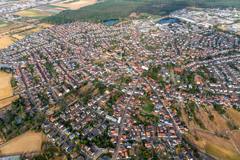 Ortsansicht aus Osten in Forst im Bundesland Baden-Württemberg, Deutschland