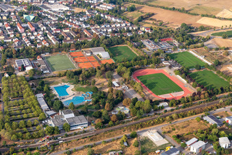 Sportzentrum, TSG Bruchsal 1846 e.V im Bundesland Baden-Württemberg, Deutschland