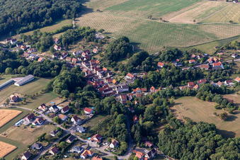 Drachenbronn-Birlenbach im Bundesland Bas-Rhin, Frankreich aus der Vogelperspektive