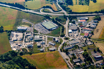 Gewerbegebiet in Soultz-sous-Forêts im Bundesland Bas-Rhin, Frankreich