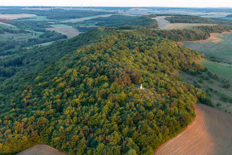 Maria Statue in Poissons im Bundesland Haute-Marne, Frankreich