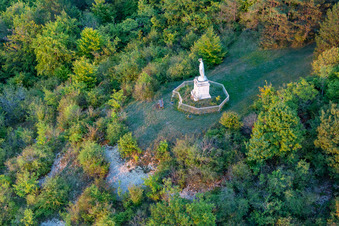 Maria Statue bei Poissons im Bundesland Haute-Marne, Frankreich