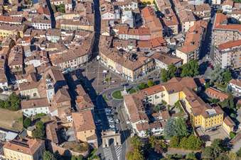 Piazza Garibaldi in Crema im Bundesland Cremona, Italien