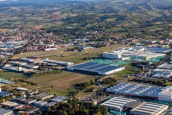 Formel 1 Rennstrecke von Ferrari, Pista di Fiorano, Circuito di Fiorano in Fiorano Modenese im Bundesland Modena, Italien