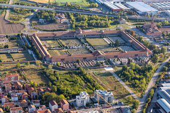 Alter Friedhof Cimitero Monumentale di San Cataldo in Modena, Italien