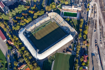 Luftbild von Stadio Alberto Braglia des  Modena Football Club sr, Italien