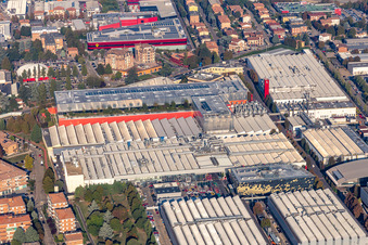 Ferrari S.P.A in Maranello im Bundesland Modena, Italien aus der Luft