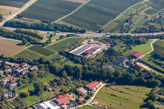 Geothermiekraftwerk Insheim mit Lithiumgewinnung im Bundesland Rheinland-Pfalz, Deutschland