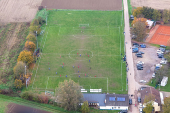 Luftbild von SV 1946 Minfeld im Bundesland Rheinland-Pfalz, Deutschland