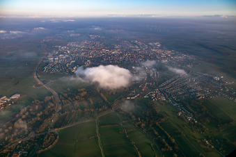 Drohnenbild von Landau in der Pfalz im Bundesland Rheinland-Pfalz, Deutschland