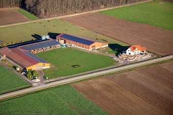 An der D244 in Schleithal im Bundesland Bas-Rhin, Frankreich