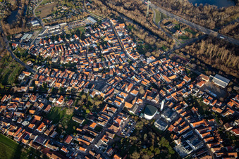 Luitpoldstraße Ottstr in Wörth am Rhein im Bundesland Rheinland-Pfalz, Deutschland