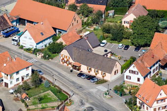 Salmbach im Bundesland Bas-Rhin, Frankreich aus der Luft