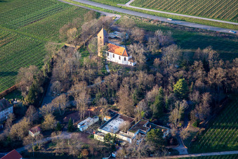 Protestantische Kirche Wollmesheim in Landau in der Pfalz im Bundesland Rheinland-Pfalz, Deutschland