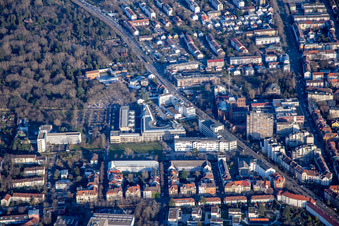 Haid-und-Neu-Straße im Ortsteil Oststadt in Karlsruhe im Bundesland Baden-Württemberg, Deutschland