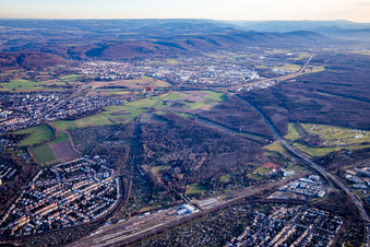 Weiherwald im Ortsteil Weiherfeld-Dammerstock in Karlsruhe im Bundesland Baden-Württemberg, Deutschland