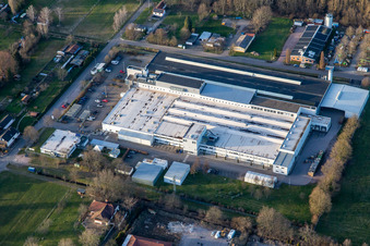 WEBASTO im Ortsteil Schaidt in Wörth am Rhein im Bundesland Rheinland-Pfalz, Deutschland