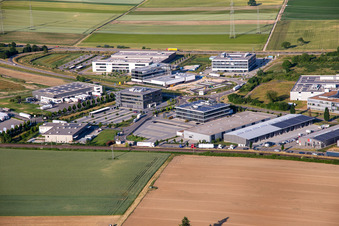 Luftbild von Kardex Software GmbH in Rülzheim im Bundesland Rheinland-Pfalz, Deutschland