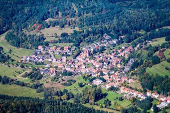 Luftbild von Dorf - Ansicht von Bobenthal im Bundesland Rheinland-Pfalz, Deutschland