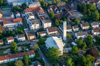 St.-Pius-Kirche, Goethestr in Kandel im Bundesland Rheinland-Pfalz, Deutschland