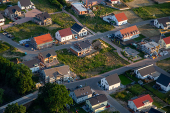 Neubaugebiet Veilchenweg in Kandel im Bundesland Rheinland-Pfalz, Deutschland