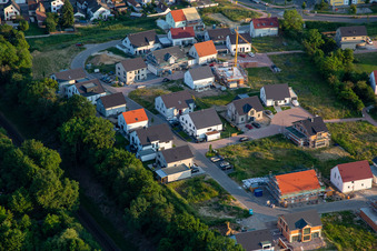 Neubaugebiet Rosenweg in Kandel im Bundesland Rheinland-Pfalz, Deutschland