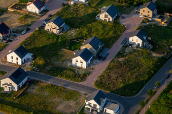 Neubaugebiet Holunderweg in Kandel im Bundesland Rheinland-Pfalz, Deutschland