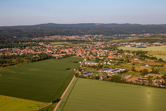 Herzfeldweg im Ortsteil Rieder in Ballenstedt im Bundesland Sachsen-Anhalt, Deutschland