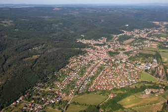 Osterallee im Ortsteil Gernrode in Quedlinburg im Bundesland Sachsen-Anhalt, Deutschland