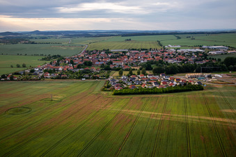 Warnstedt von Süden in Thale im Bundesland Sachsen-Anhalt, Deutschland
