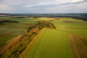 Warnstedter Teufelsmauer in Thale im Bundesland Sachsen-Anhalt, Deutschland von oben