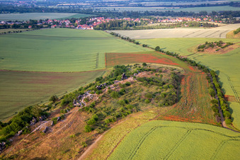 Warnstedter Teufelsmauer in Thale im Bundesland Sachsen-Anhalt, Deutschland von oben gesehen