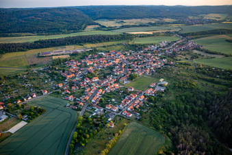 Timmenrode von Nordosten in Blankenburg im Bundesland Sachsen-Anhalt, Deutschland