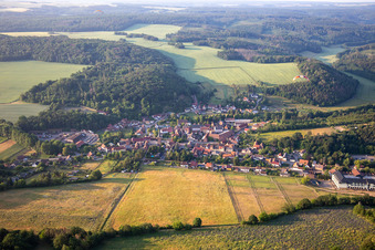 Luftbild von Ortsteil Stangerode in Arnstein im Bundesland Sachsen-Anhalt, Deutschland