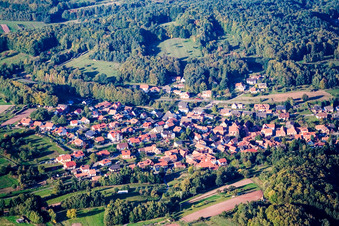 Völkersweiler aus Süden im Bundesland Rheinland-Pfalz, Deutschland