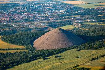 Halde "Hohe Linde" in Sangerhausen im Bundesland Sachsen-Anhalt, Deutschland