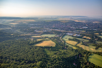 Luftbild von Sangerhausen im Bundesland Sachsen-Anhalt, Deutschland