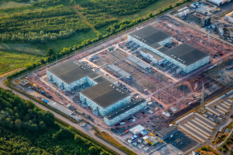 TransnetBW GmbH, Gleichstrom-Umspannwerk in Philippsburg im Bundesland Baden-Württemberg, Deutschland