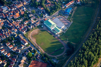 Stadion in Altrip im Bundesland Rheinland-Pfalz, Deutschland