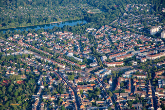 Niederfeld von Südosten in Mannheim im Bundesland Baden-Württemberg, Deutschland