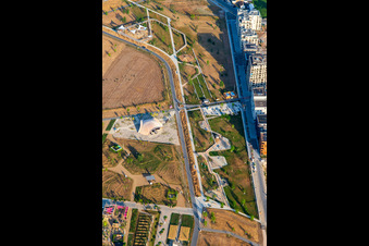 Pfitzenmeier Power Garden im Spinelli-Park der Bundesgartenschau Mannheim BUGA 2023 im Ortsteil Käfertal im Bundesland Baden-Württemberg, Deutschland