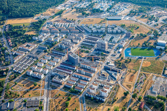 Franklin Village im Ortsteil Käfertal in Mannheim im Bundesland Baden-Württemberg, Deutschland