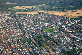 Wormser Straße in Viernheim im Bundesland Hessen, Deutschland