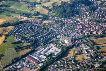 Luftbild von Mörlenbach im Bundesland Hessen, Deutschland