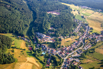 Grasellenbach von Süden im Bundesland Hessen, Deutschland
